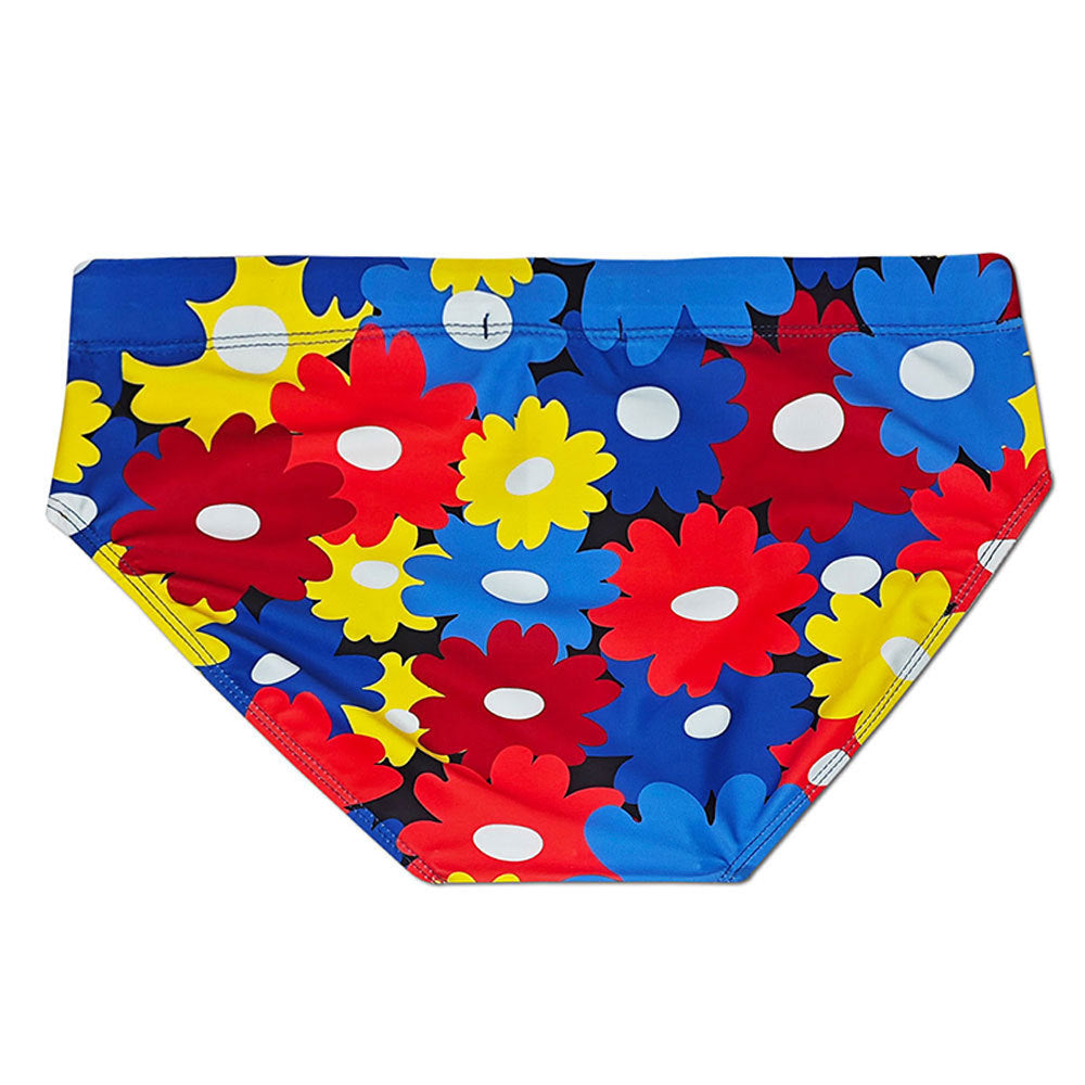 Slips de natation couleur fleur