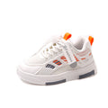 Mode Enfants Respirant Mesh Chaussures Moyen et Grand Enfants Sneakers Garçons Blanc S