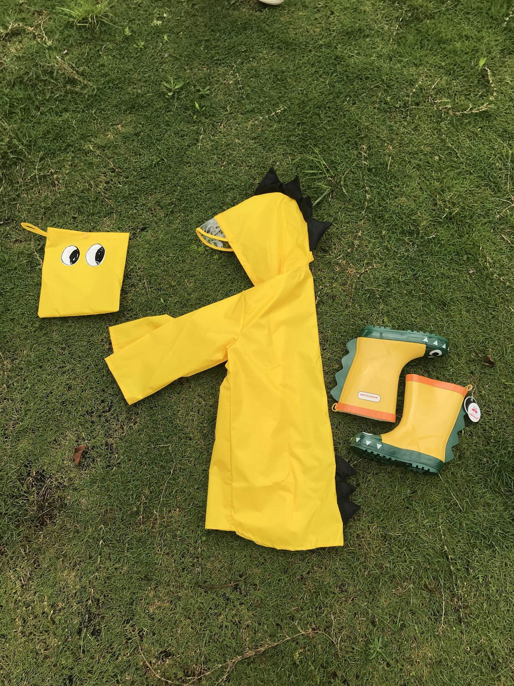 Mode pour enfants Mignon simple dinosaure forme imperméable