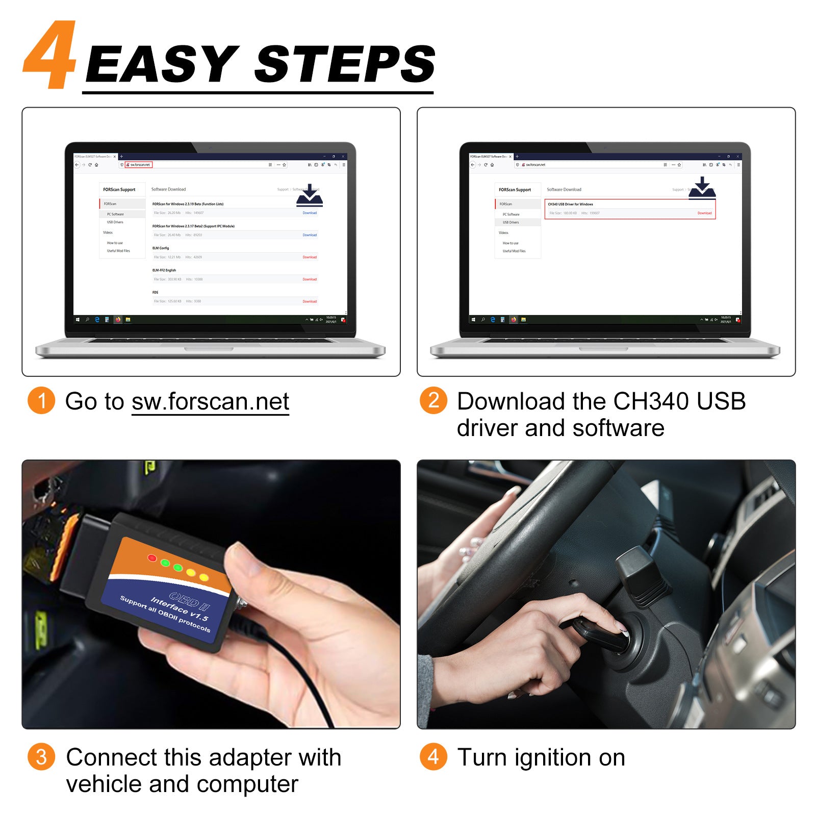 Caractéristique cachée Elm327 Modifié Line Plus outil de diagnostic de voiture