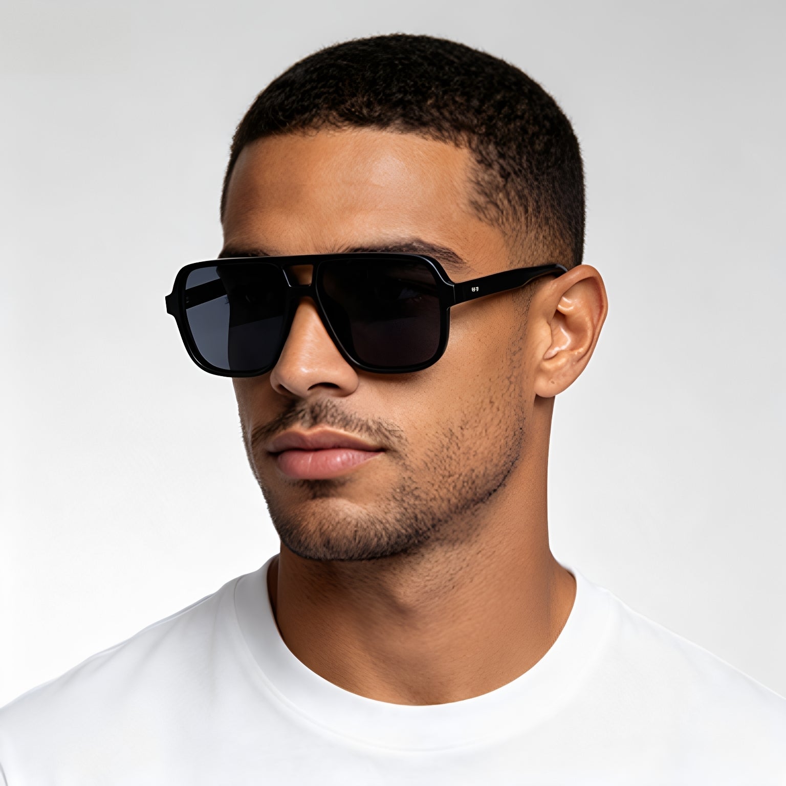Lunettes de soleil Retro Double-Beam pour hommes