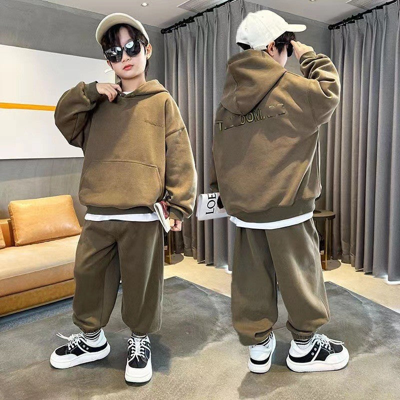 Pull-over en polyester pour enfants de taille supérieure