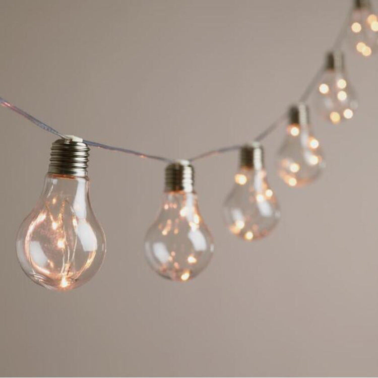 Jour de Noël lumière fil de cuivre lampe