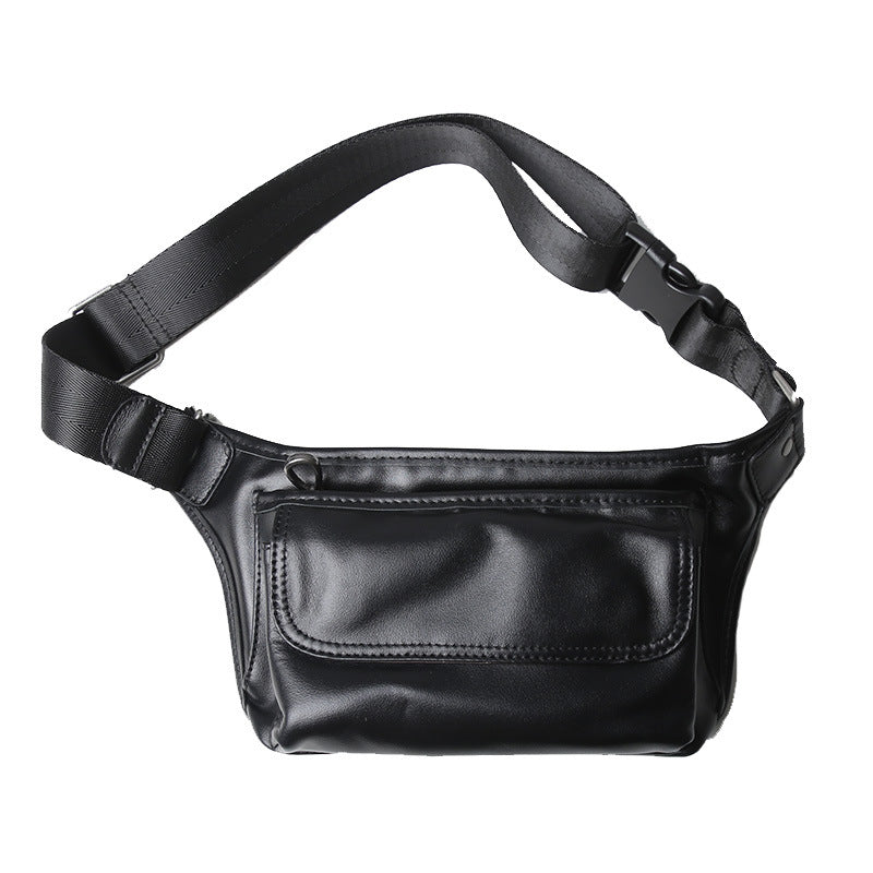 Sac de poche en cuir véritable pour un corps de taille unique