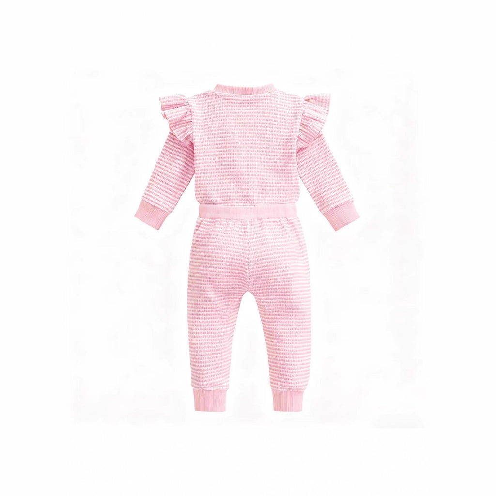 Ensemble à capuche et pantalons brodés