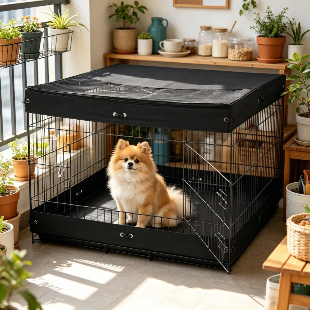Maison de chien avec espace-sauvetage pour l'extérieur