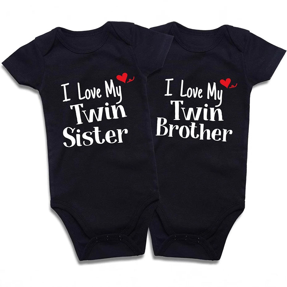 Cotton Baby Onesies 2-Pack - Bodysuit à manches courtes pour jumeaux nouveau-nés - Clothin pour bébé doux