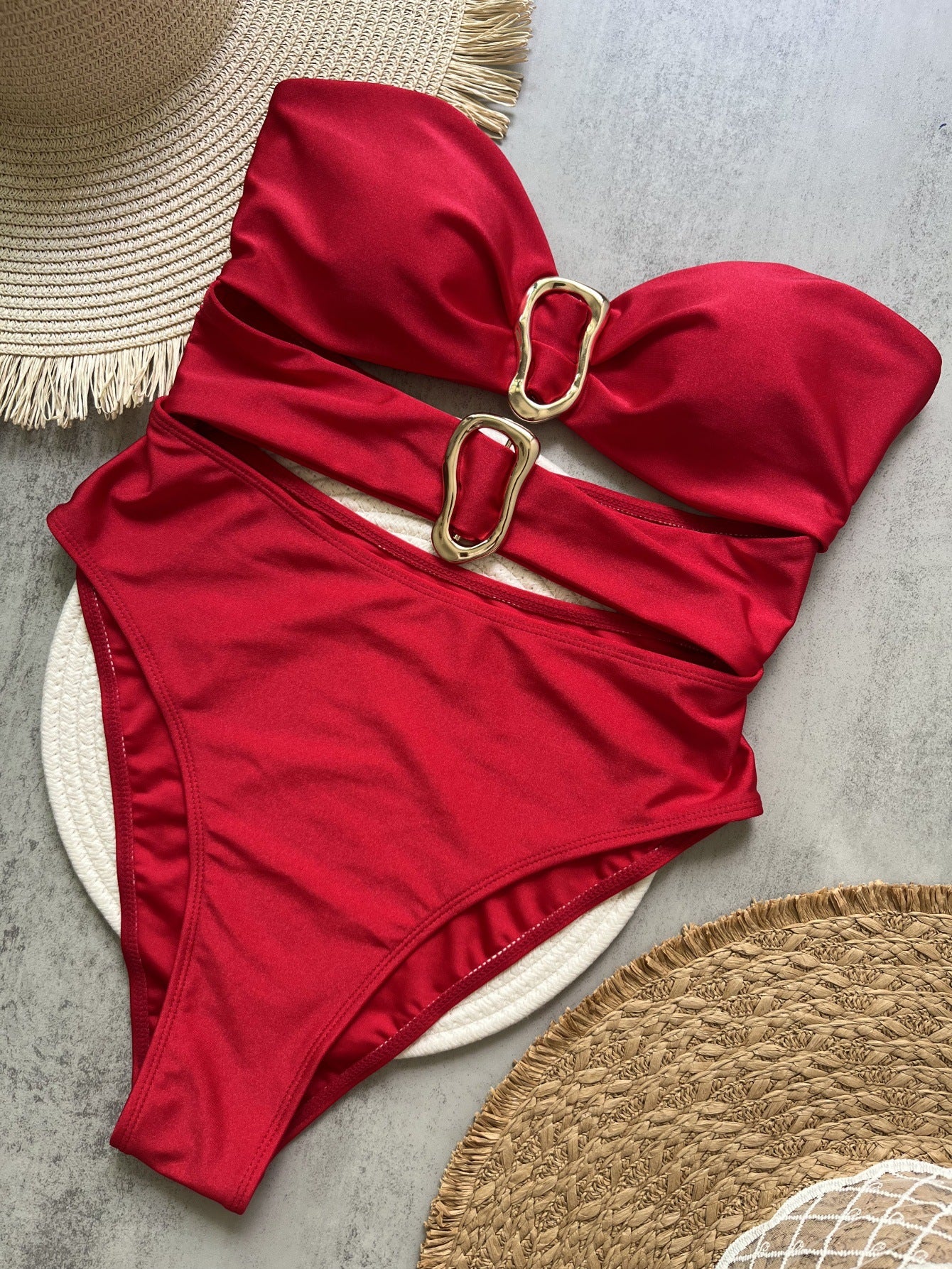 Bikini unicolore européen et américain