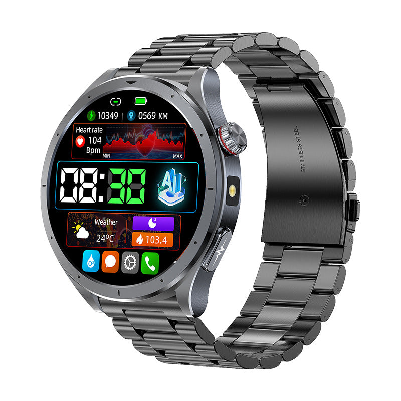 Smartwatch qui prend en charge Bluetooth appelant le suivi du sommeil et la surveillance de la santé