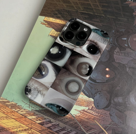 Trendy Retro Art Niche Case Téléphone