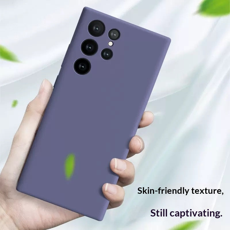 Boîtier de téléphone en silicone liquide de couleur solide