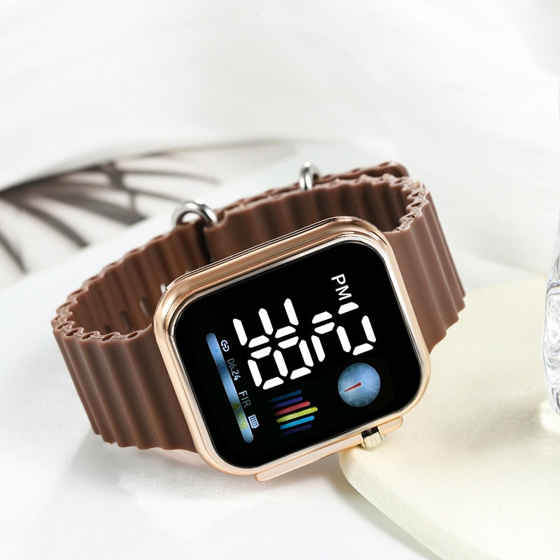Une montre numérique élégante pour les étudiants qui suivent le temps
