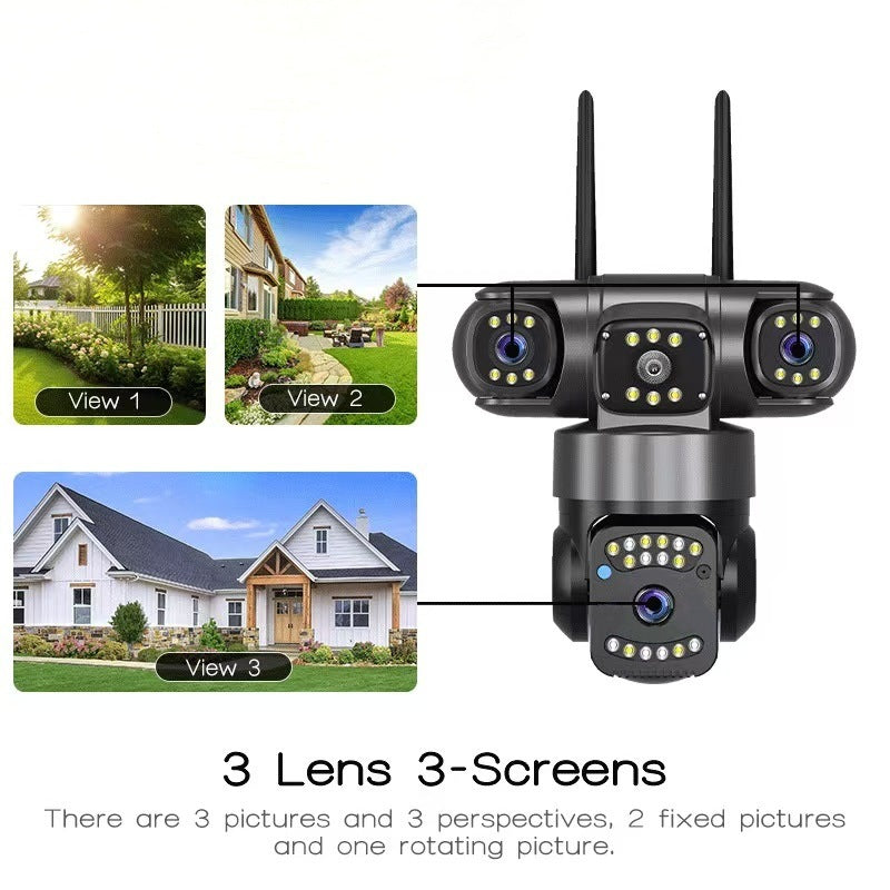 Home Camera se connecte à votre téléphone pour la vidéo haute définition à distance et l'audio bidirectionnel