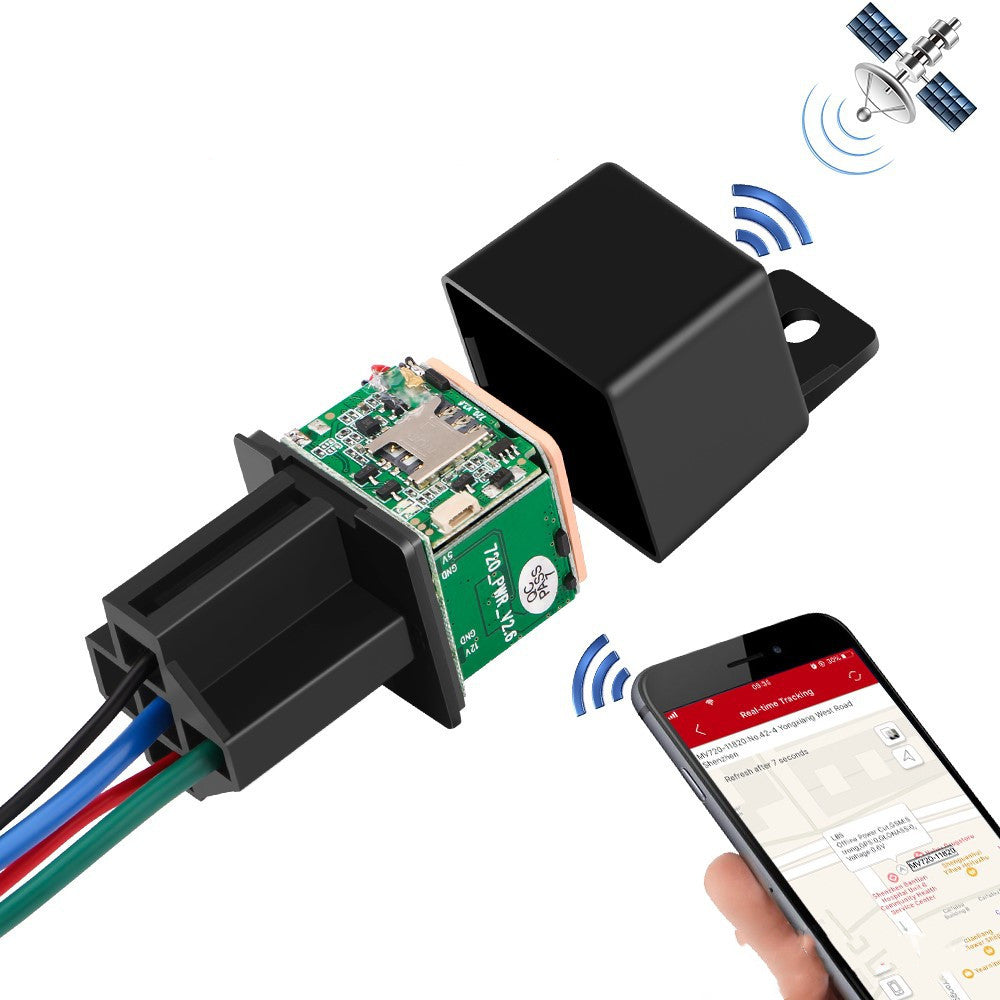 CJ720 Relay multi-mode GPS Car Tracker