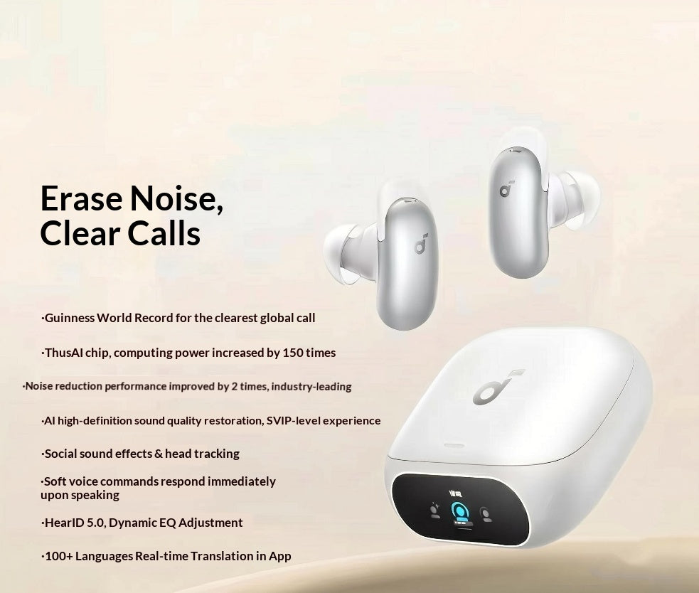 Casques Bluetooth pare-bruit alimentés par l'IA