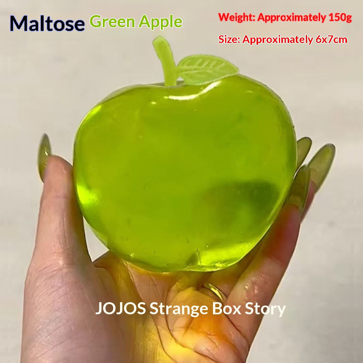 Jouet vert en forme de pomme Moldable Squeeze