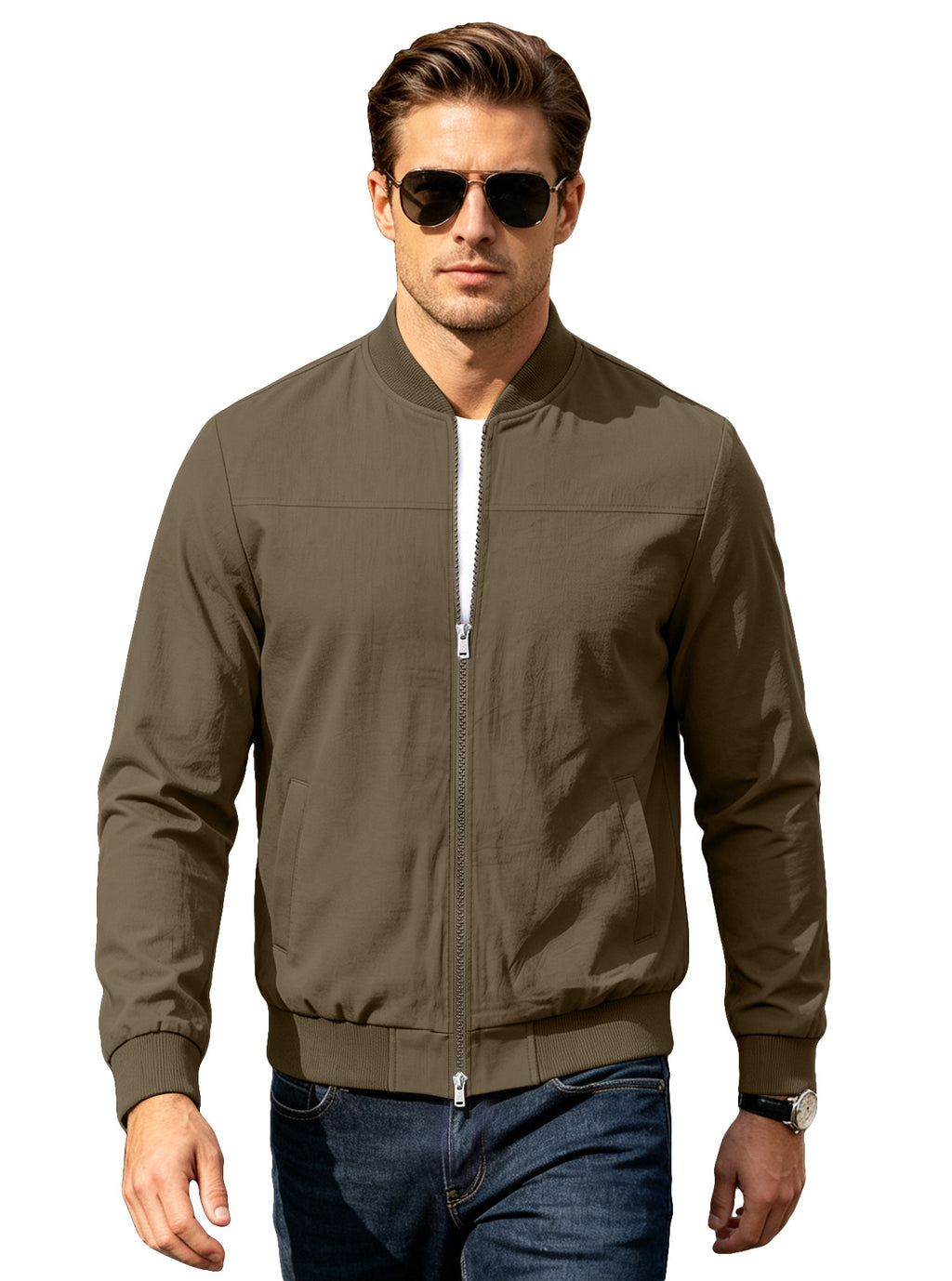 Veste de coton personnalisée pour les hommes