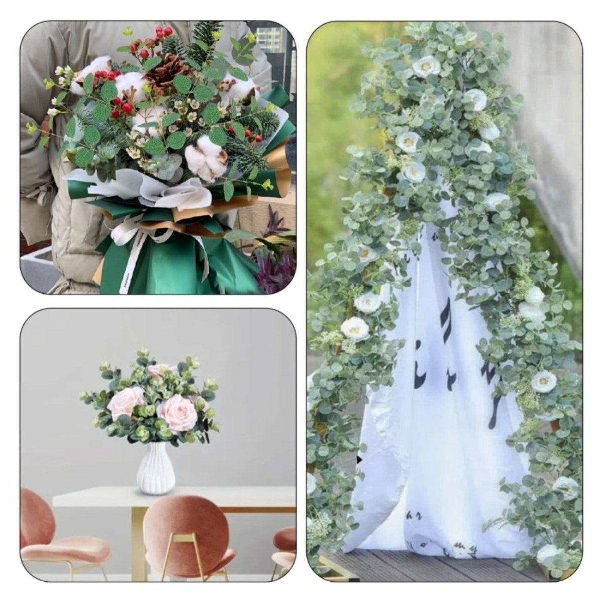 Plantes artificielles - Ensemble de 10 plantes artificielles: Grandes décorations pour votre maison