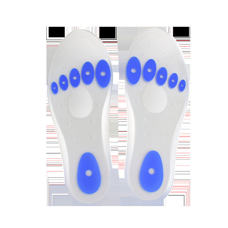 Semelles intérieures en silicone transparent pour hommes et femmes