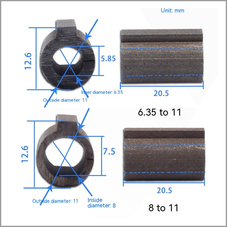 Réducteur Turbine Worm Connecting Shaft Application