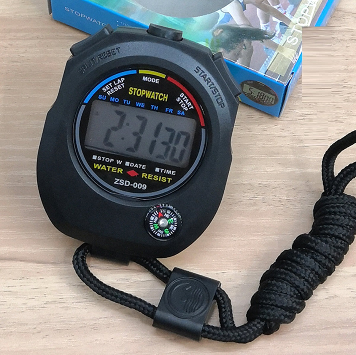 Two Multi-fonctional Outdoor Fitness Stopwatch