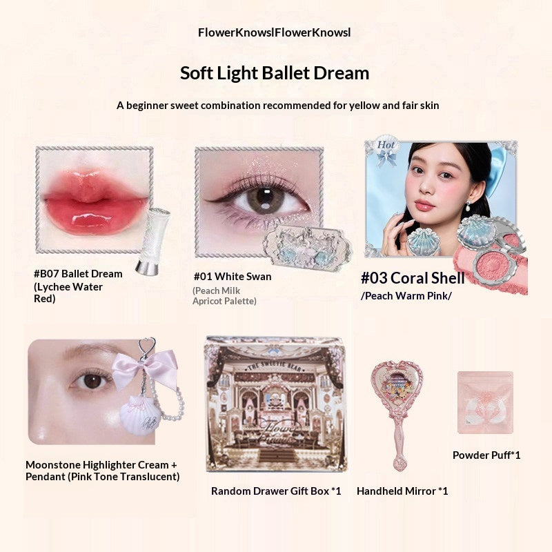 Rouge à lèvres Blush and Eyeshadow Palette maquillage Beauté Enhancing Gift Set