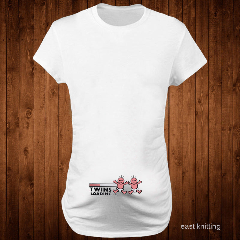 T-Shirt à manches courtes pour femmes haut confort de maternité