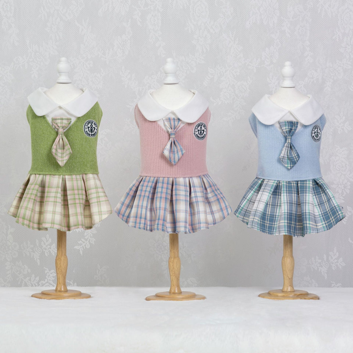 Vêtements de chat pour chiens de compagnie Jupe de tartan