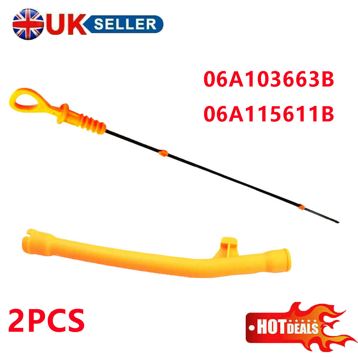 Dipstick d'huile moteur convient à un siège Udi A3 TT L Eon Skoda Octavia Mk1 VW 06A115611B