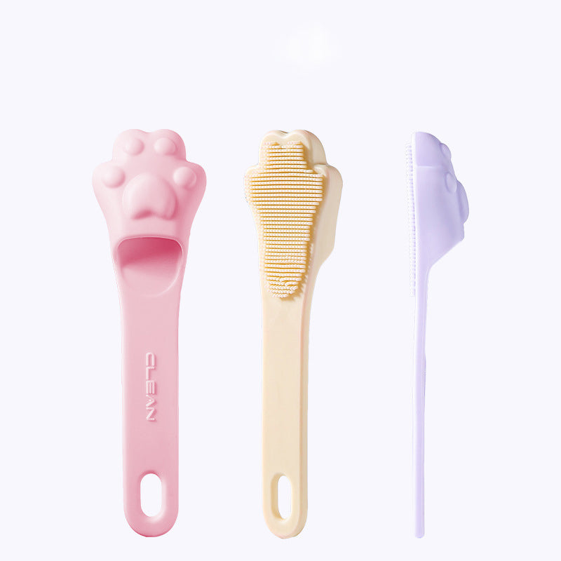 Brosse à dents en silicone pour animaux de compagnie