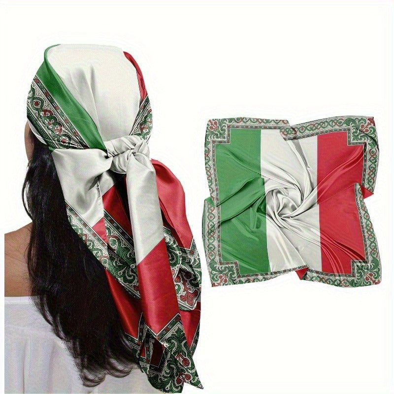 Enveloppe de tête de bandeau d'écharpe carrée polyvalente