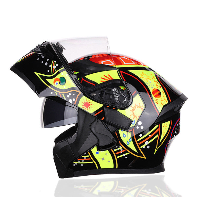 Casque de course moto casque
