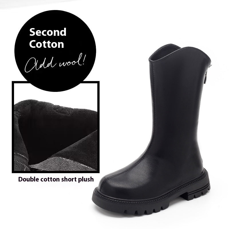 Chaussures pour filles Bottes d'hiver Chaussures pour enfants Printemps et Automne