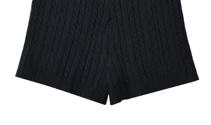 Short tricoté pour les femmes