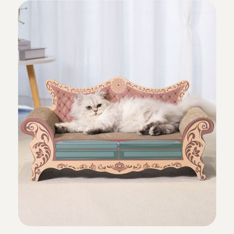 Canapé en forme droite Pas d'ustensiles requis Maison de lit Cat durable