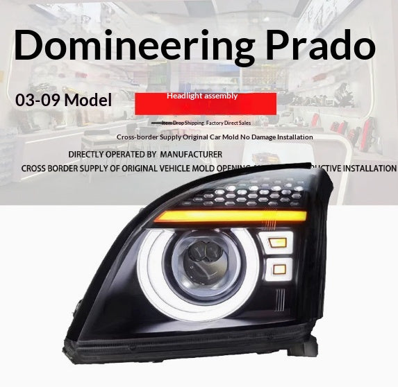 Lumières de fonctionnement diurne à LED modifiées par Prado avec des signaux de virage en flux