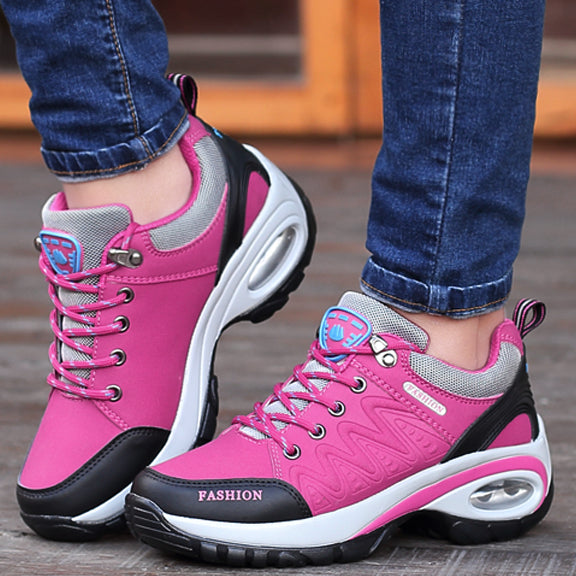 Automne Hiver Femmes Sneakers Air Coussin Design Platform Chaussures