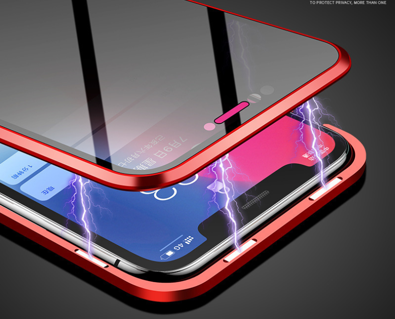 Cas de téléphone magnétique anti-peeping pour le cas