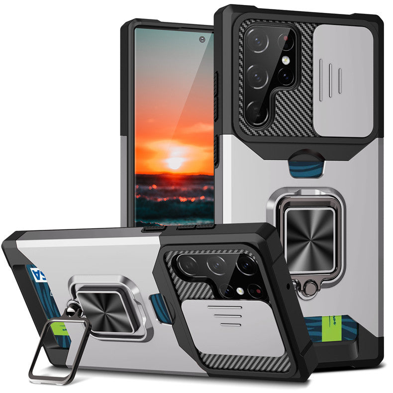 Housse de téléphone ultra-rapide coulissante pour carte