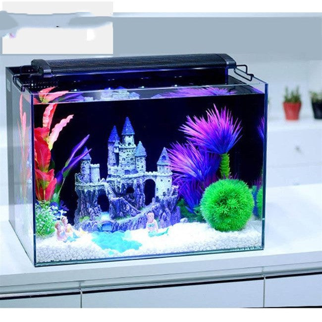Réservoir de poisson décoration résine aquarium réservoir d'eau la