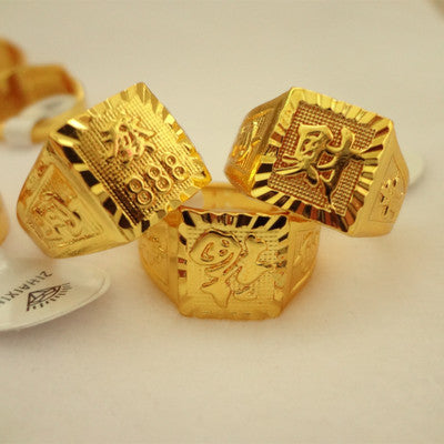 Bague pour hommes carrés