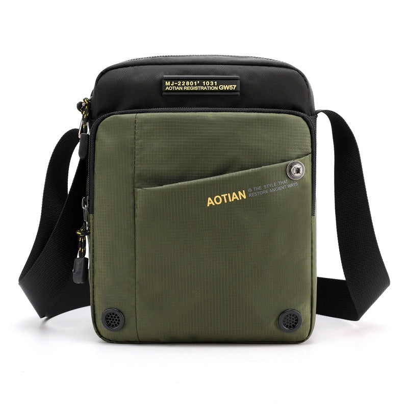 Épaule pour hommes Tide Crossbody Outdoor Travel Waterproof Loisirs Sac personnalisé