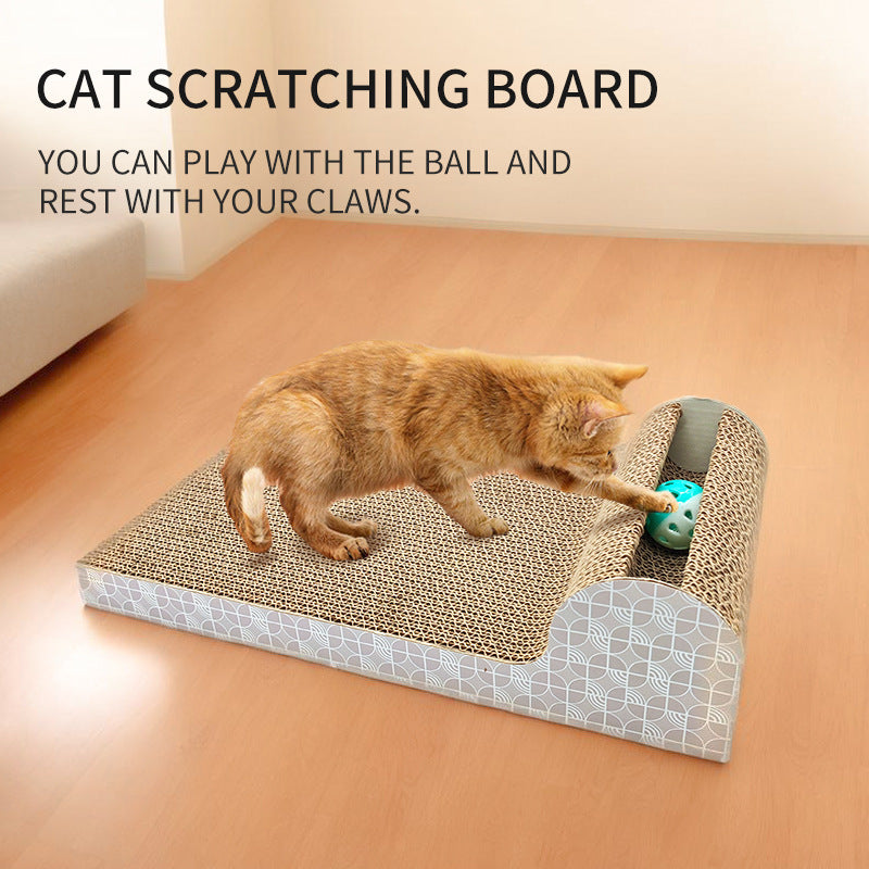 Tableau de scratch Cat Jouet de chat Papier ondulé Grand