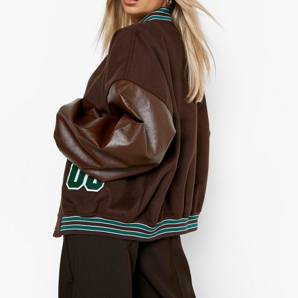 Veste épaisse brossée en automne et hiver pour femmes