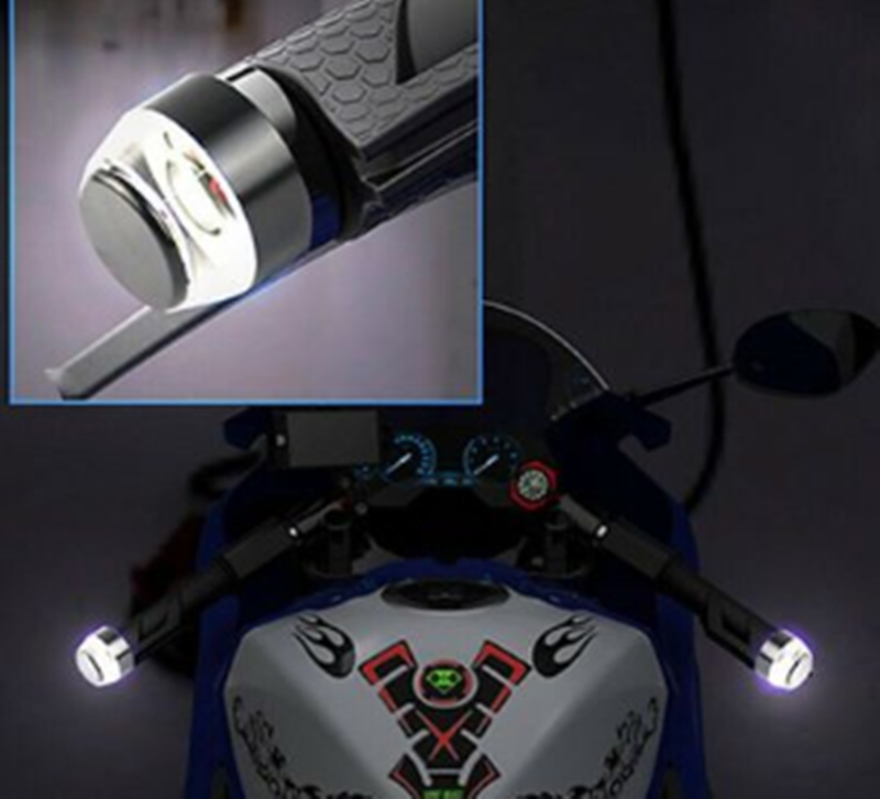 Poignée de moto de mode Led Tour Signal lumineux