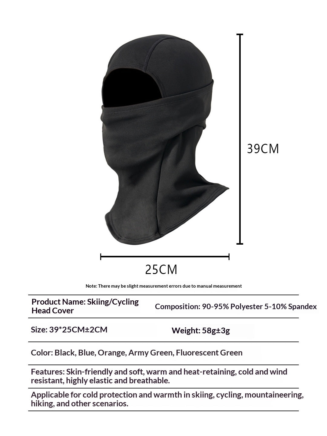 Automne et hiver Ski Headgear hommes chaud tapissée de voile chapeau coupe-vent sports de plein air pour femmes
