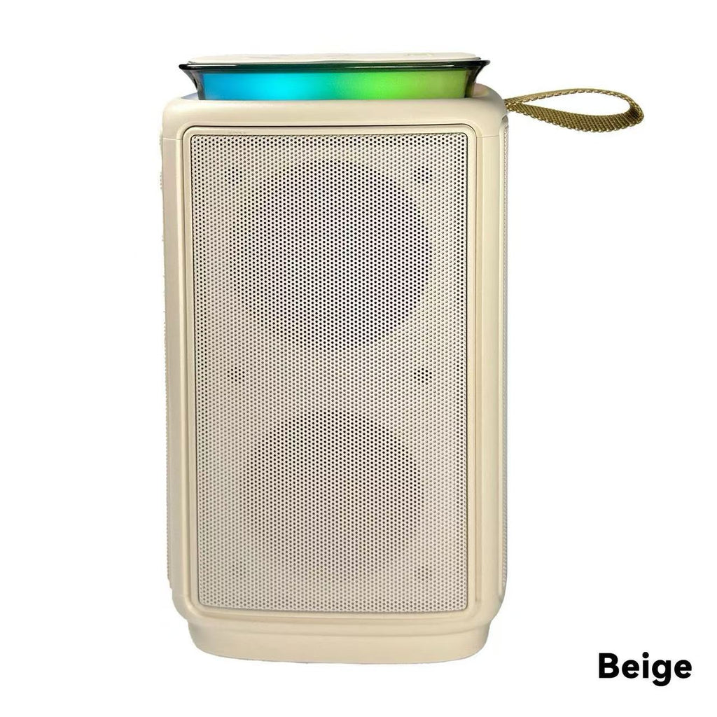 KP-562 Mini haut-parleur Bluetooth portable Subwoofer double aimant RGB éclairage sans fil carte TF