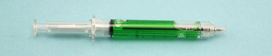 Syringe Syringe Publicité Syringe stylo à bille