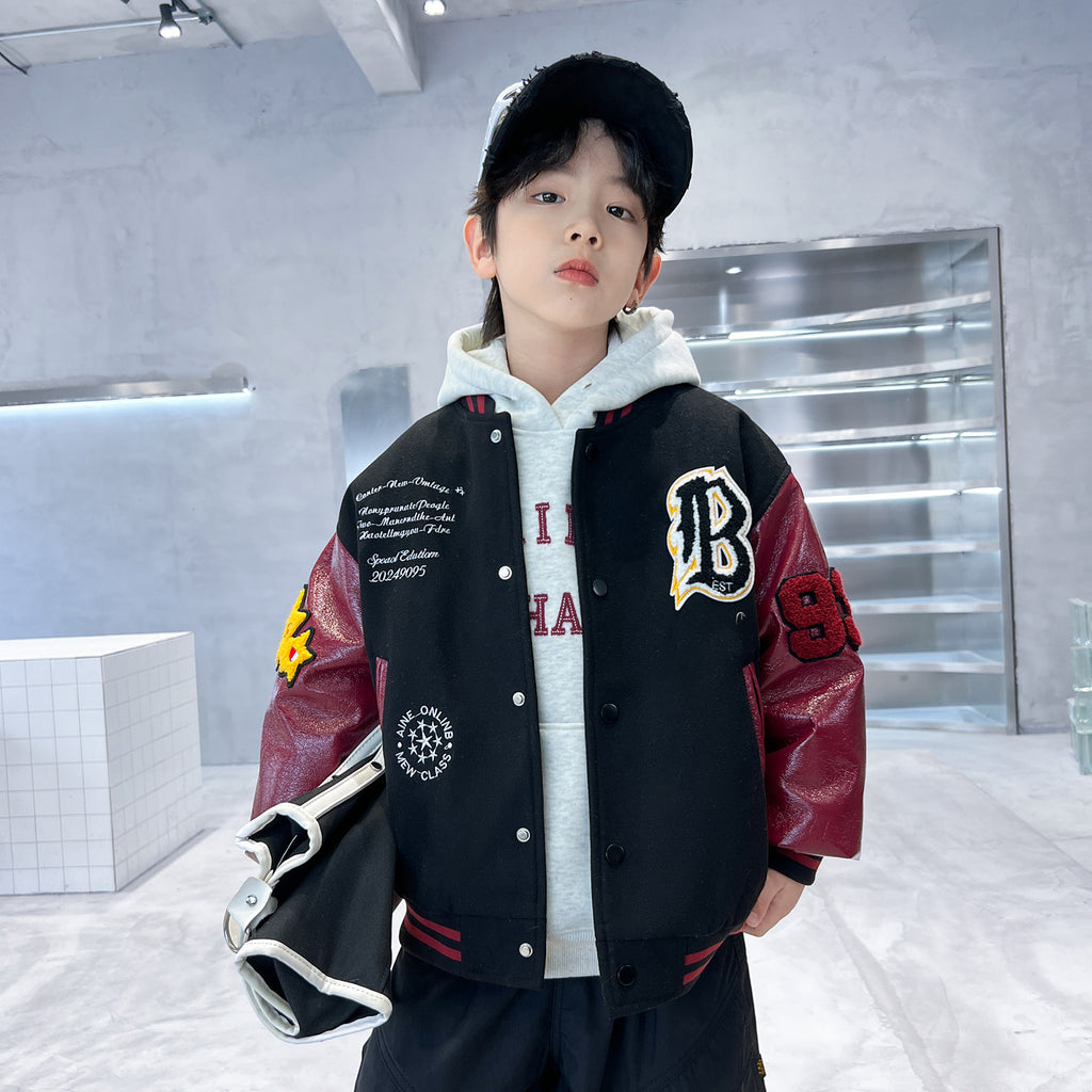 Cardigan décontracté mode pour les enfants Street-style Sports Top pour les bébés