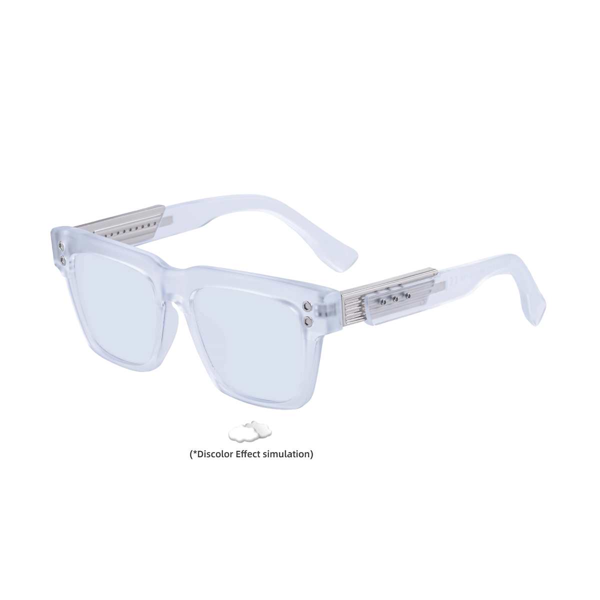 Lunettes de soleil de style européenne et américaine à changement de couleur